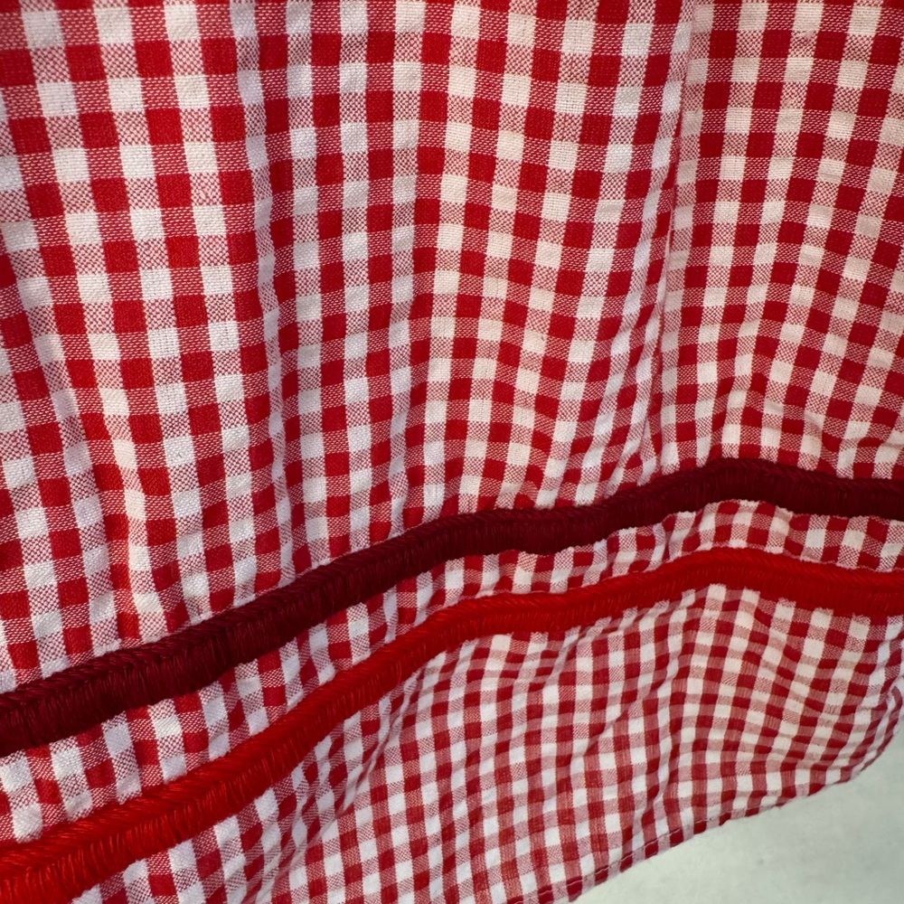 Jupe by Jackie Red Gingham Sleeveless Midi Dress - Picture 5 of 6